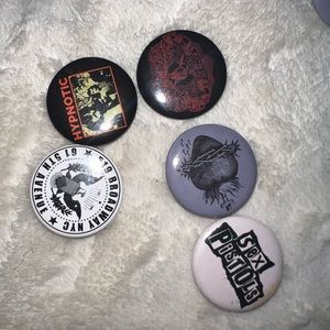 rare brandy pins/stickers pack of 5 pins and 5 stickers